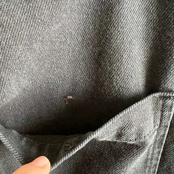 Reformation Straight Wide Leg High Rise Black Jeans Women's 28 Preppy Casual - Picture 5 of 9